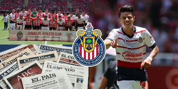 Además de Pável Pérez, el jugador de Chivas que dejó a la prensa boquiabierta a los españoles.