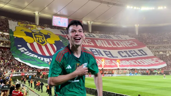 Afición de Chivas y el Chucky con la playera de la Selección