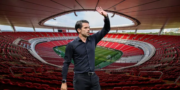 Akron de fondo, tomado de Omnilife, con Gago al frente