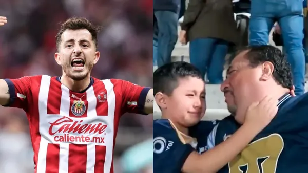 Alan Mozo aplicó un Chino Huerta pero a la inversa, demuestra su amor por Chivas y se olvida de Pumas | Foto: Especial