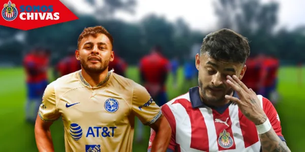 Alexis Veg con la playera del América y Chivas (Fuente: ESPN / MEXSPORT)