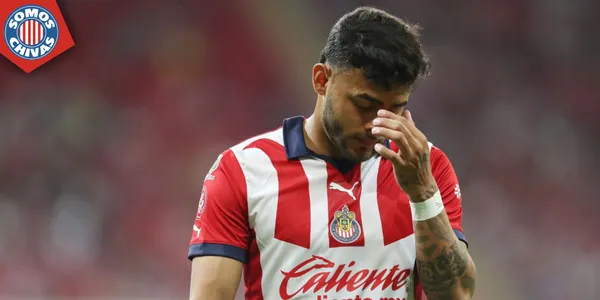 Alexis Vega en Chivas (Fuente: MEXSPORT)
