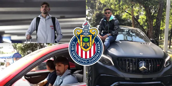 Alexis Vega presume varios coches de lujo, mientras tanto Veljko Paunovic llega a Verde Valle en otro tipo de coche.