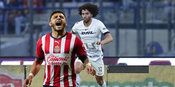 Alexis Vega tendrá que esperar por minutos, la alineación oficial de Chivas para enfrentar a los Pumas