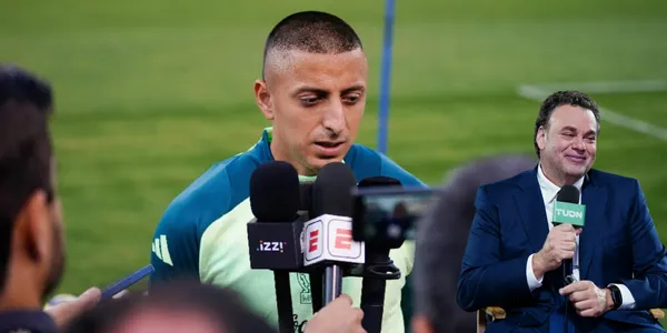 Alvarado en media day. Foto: Selección