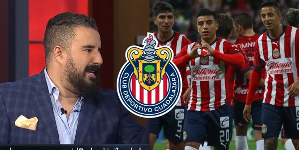 Álvaro Morales hace el ridículo en la televisión, no soporta el gran momento que vive Chivas.