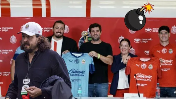 Amaury, Chivas y uno de sus patrocinadores