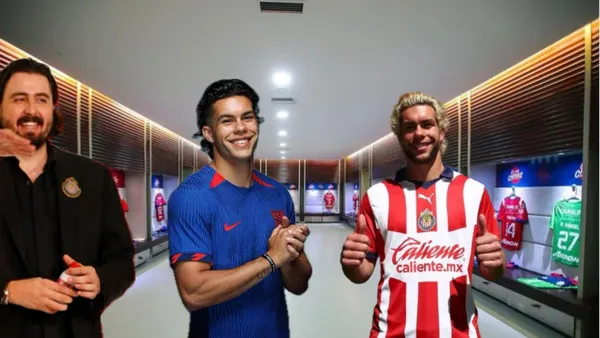 Amaury en el vestidor, Cowell con Estados Unidos y Cowell con Chivas