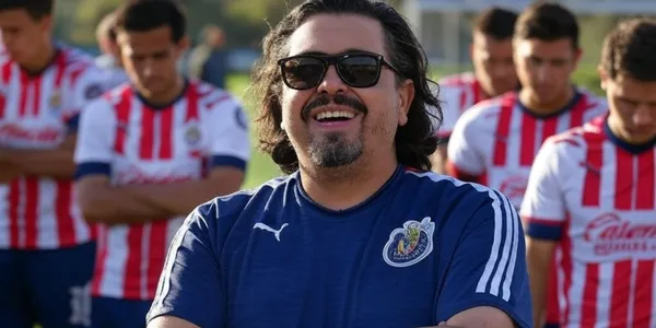 Amaury Vergara en Chivas / Foto: GROK