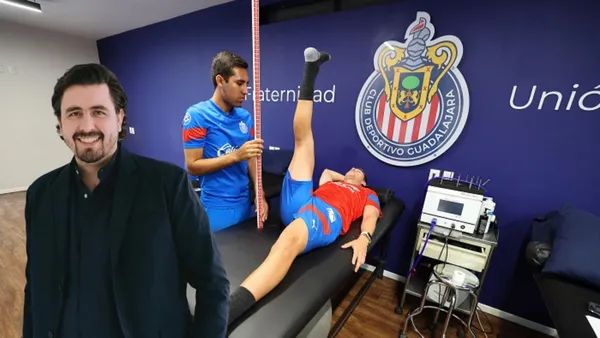 Amaury Vergara en las pruebas médicas de Chivas