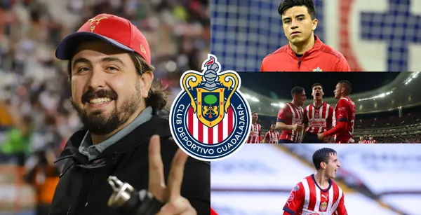 Amaury Vergara se puso en espíritu navideño, pero regalando jugadores de Chivas a los rivales.