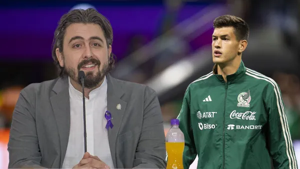 Amaury Vergara y César Montes (Foto tomada de: MexSport)