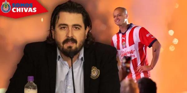 Amaury Vergara y Chicharito (Fuente: MEXSPORT)