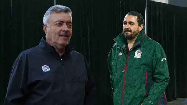 Amaury Vergara y Domènec Torrent (Foto tomada de: MexSport)