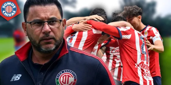 Antonio Mohamed en Toluca y jugadores de Chivas (Fuente: MEXSPORT)