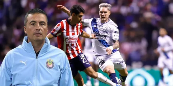 Arturo Ortega en el Puebla vs Chivas
