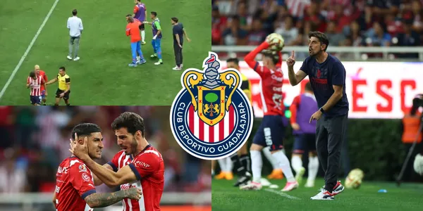 Así reaccionó Veljko Paunović al ver el incidente entre Antonio Briseño y Víctor Guzmán.