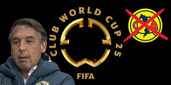 Azcárraga con el Mundial de Clubes y escudo del América/FOTO: Récord