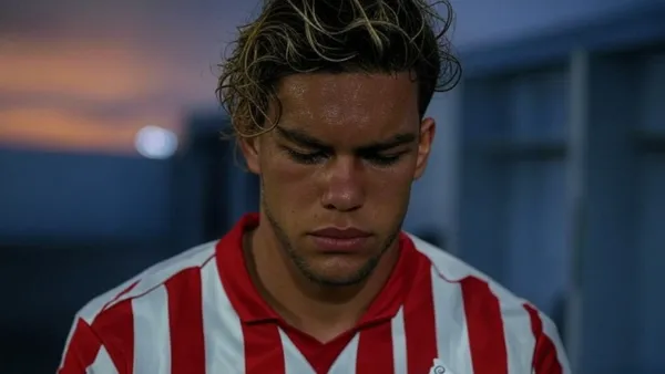 Cade Cowell demostró inmadurez con infantil expulsión en el Clásico | Foto: Imagen generada por Grok de X