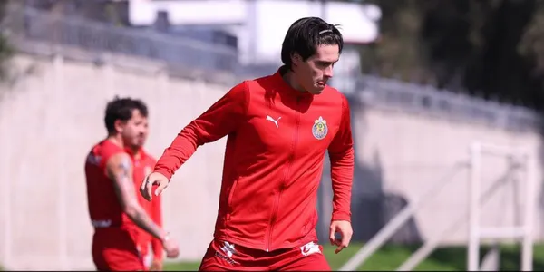 Campillo en entreno. Foto: Chivas