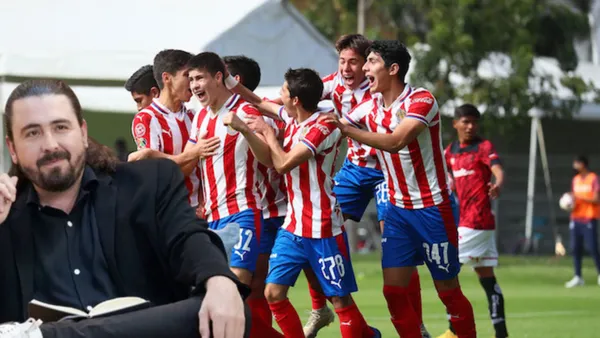 Cantera de Chivas y Amaury Vergara