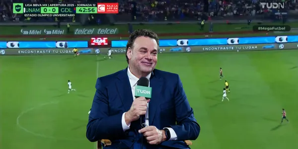 Captura de TUDN con Faitelson al frente