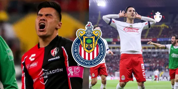 Carlos Cisneros arregla sus fallas en Chivas y dejó en ridículo al capitán de Atlas.