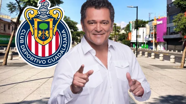 Carlos Hermosillo y Javier Hernández / Foto: Telemundo / Rubén PS /