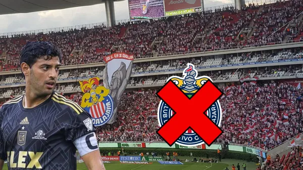 Carlos Vela frente a la afición de Chivas