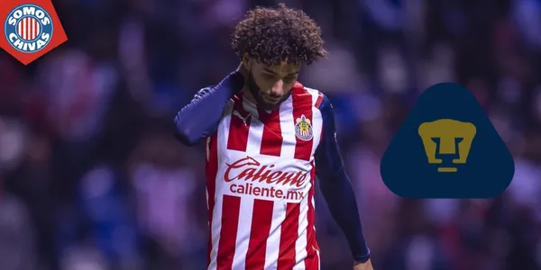 César Huerta en Chivas (Fuente: MEXSPORT)