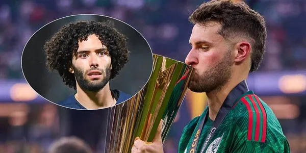 César Huerta y Santiago Giménez (Fuente: MEXSPORT)