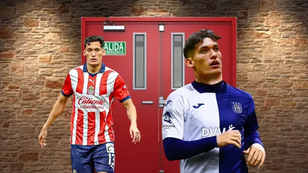 Chiquete con la de Chivas y con la de Anderlecht en la puerta de salida