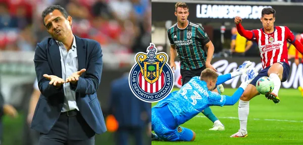 Chivas está peleado con el gol y ni siquiera frente al portero suplente del Galaxy pudieron marcar gol.