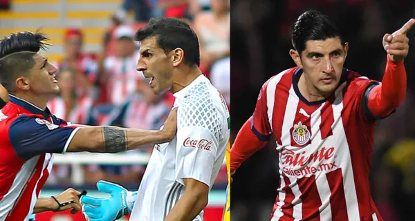 Chivas juega un partido sorprendente en el Volcán. Lo que le dijo Nahuel a Víctor Guzmán, pero el capitán de Chivas no se achicó.