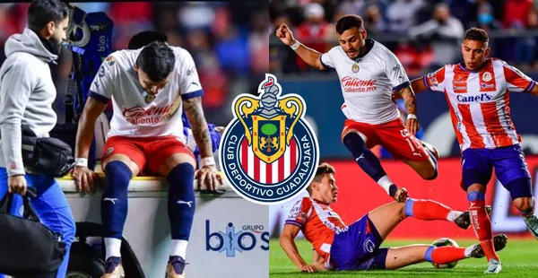 Chivas recibe la mejor noticia, filtran cuanto tiempo estaría de baja Alexis Vega
