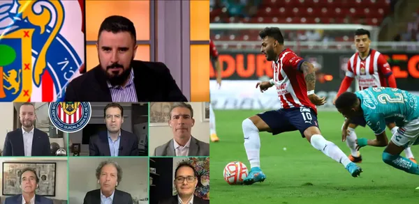 Chivas tenía el gol del triunfo en los pies de Vega, pero el árbitro Jorge Pérez Durán lo anuló.