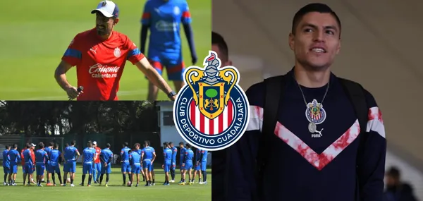 Circulan imágenes de Ronaldo Cisneros durante la práctica de Chivas que generan mucha preocupación.
