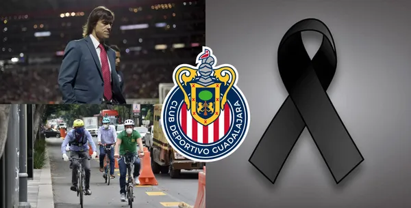 Como Matías Almeyda cuando estaba en Chivas, iba en bicicleta, pero trágicamente perdió la vida.