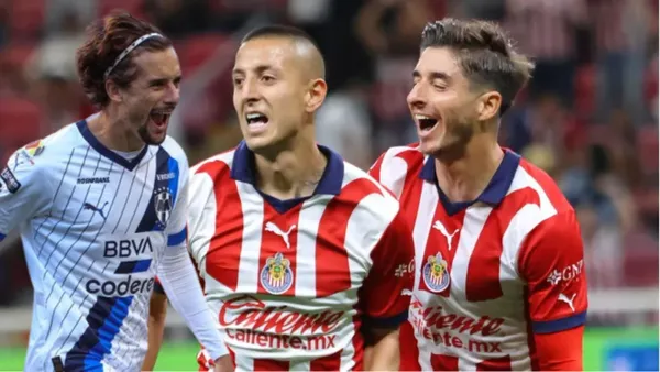 Cone y Piojo celebrando y Cortizo con Monterrey