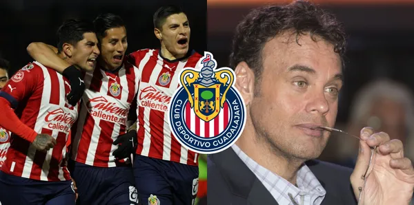 David Faitelson se rinde ante la jugada del segundo gol de Chivas que por fin despertó en Ciudad Juárez.