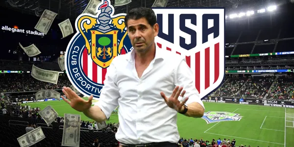 De llevarse a la bolsa 8 millones en Chivas, lo que Fernando Hierro podría ganar con los Estados Unidos.