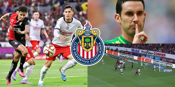 Destapan las imágenes que demuestran que la terca anotación que recibió Chivas no debió contar.