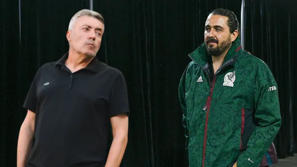 Domènec Torrent y Amaury Vergara (Foto tomada de: MexSport)