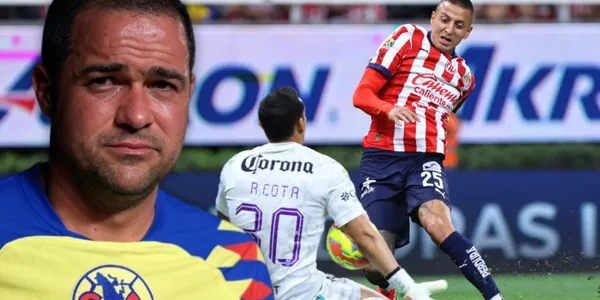 DT del Club América y Piojo Alvarado / Foto: MEXSPORT