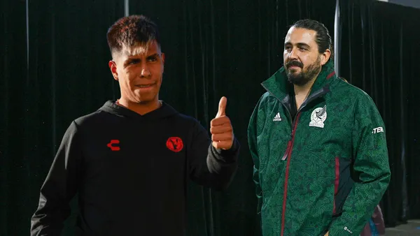 Efraín Álvarez y Amaury Vergara (Foto tomada de: MexSport)