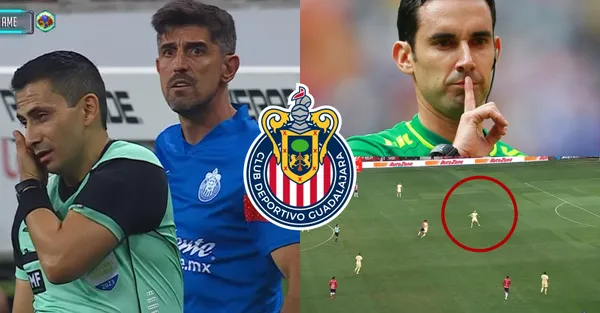 El arbitraje una vez más perjudicando a Chivas en un clásico contra el América.