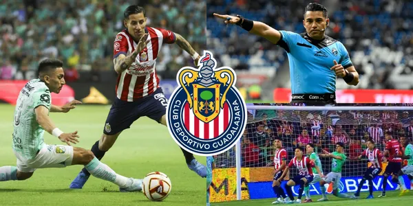 El arbitraje una vez más perjudicó a Chivas y una sola imagen del partido demostraría esa situación.
