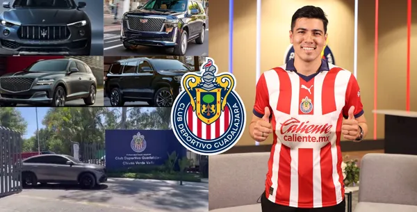 El auto con que Erick Gutiérrez llegaría a Verde Valle ahora que firmó con Chivas.