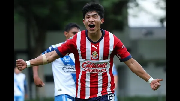 El canterano de Chivas es el segundo máximo goleador en la Liga MX Sub 20.