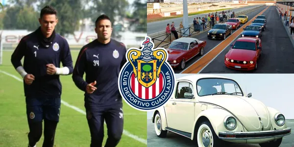 El coche de Miguel Jiménez a comparación del que manejaba Raúl Gudiño en Chivas.